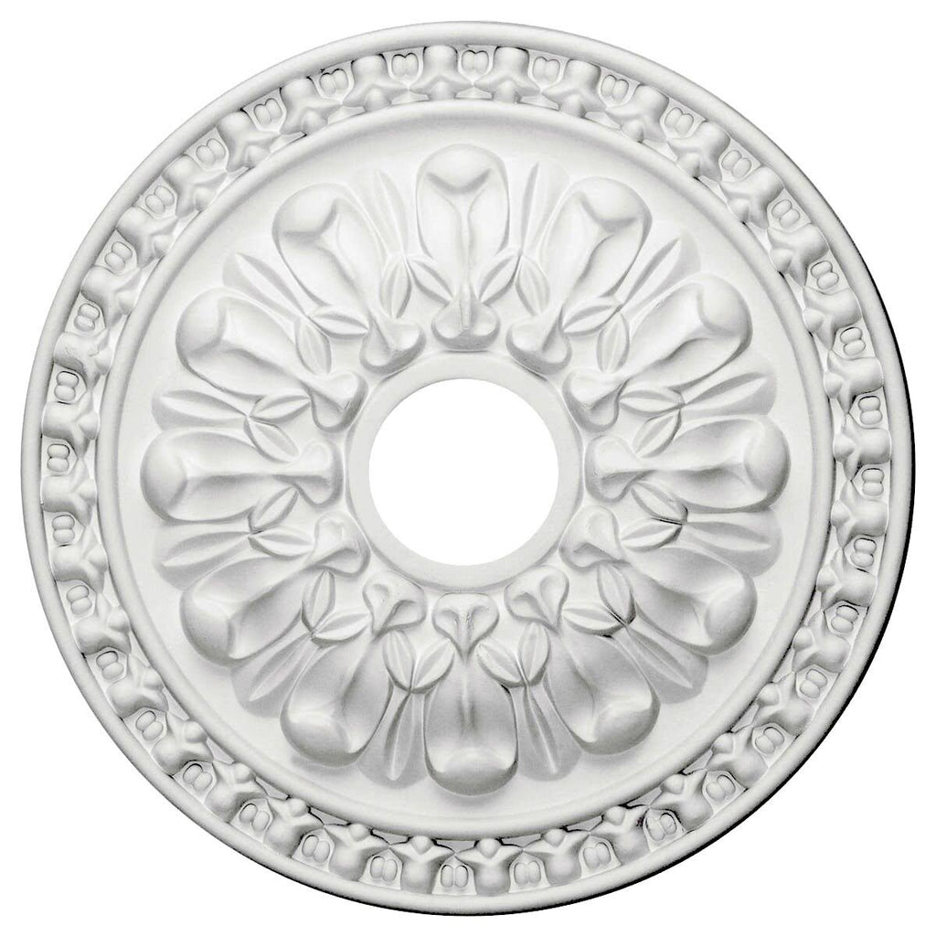 18x22OD x 3 1/2x22ID x 1 3/8x22P Hand-Painted Pewter Ceiling Medallion G820499
