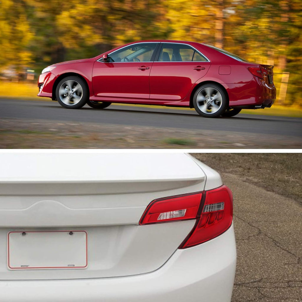 Tail Light Assembly for Toyota Camry Black Housing Red Lens E95888