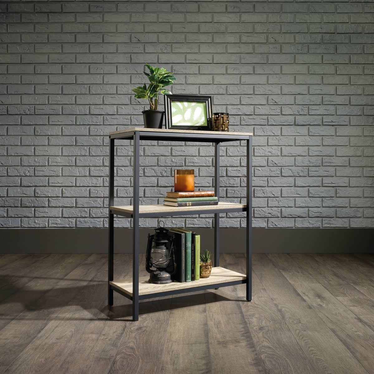 3 Shelf Bookcase, Charter Oak Finish Y97474