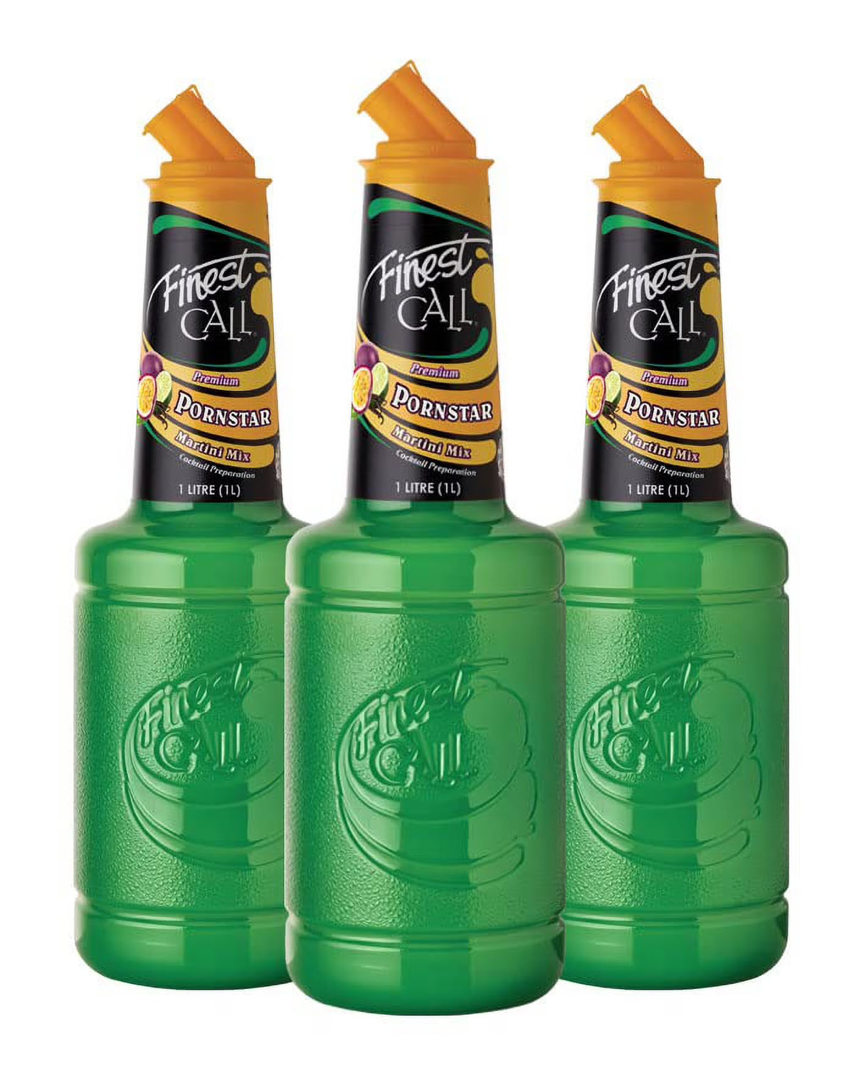 Pornstar Martini Drink Mix, 1 Liter Bottle (33.8 Fl Oz), Pack Of 3 V377870