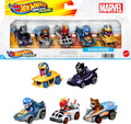Set of 5 Die-Cast Cars with Marvel Characters Z32316