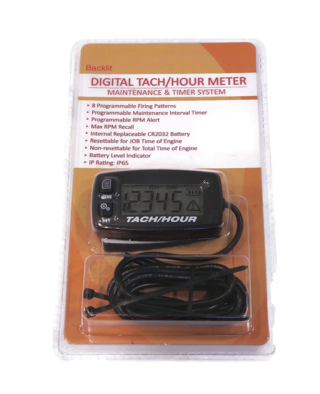 Backlit Digital Hour Meter / Tachometer For Dirt Bike H4752