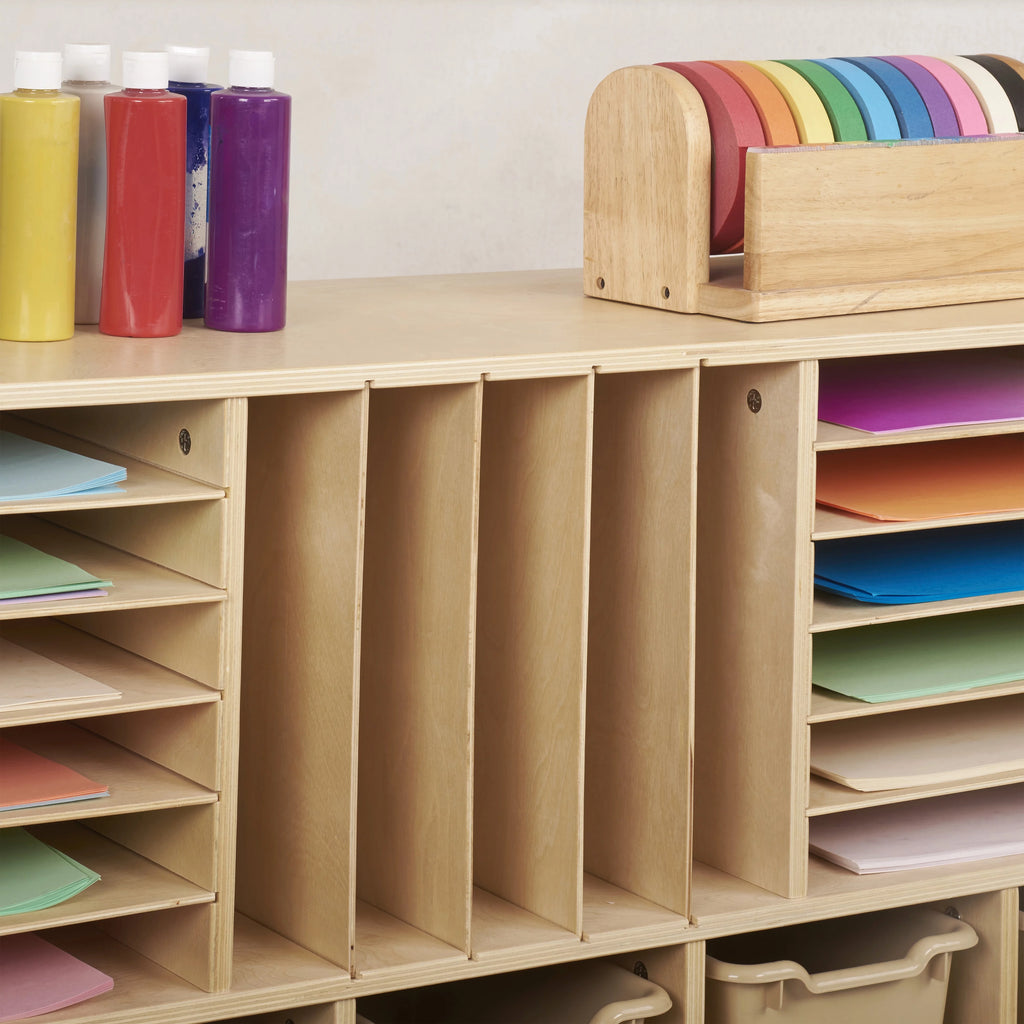 Mobile Storage Cabinet, Natural S76274