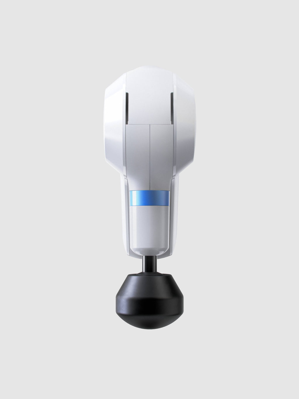 White Handheld Percussive Massage Gun with Travel Case D497201