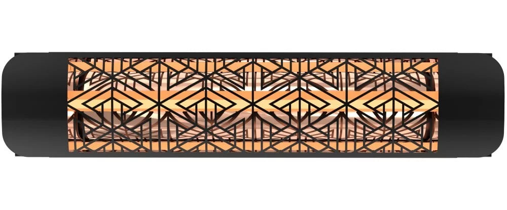 1500 Watt Plug-In Electric Infrared Heater Black I89611