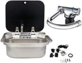 Outdoor Stainless Steel Sink with Glass Lid and Faucet H903