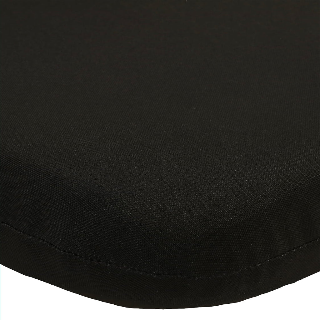 Seat Cushion 18 x 19 in Solid Black Z798