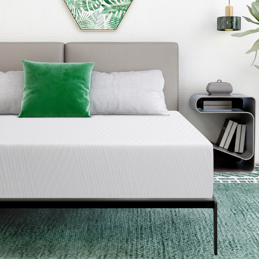 Queen Memory Foam Mattress, 8 inch Medium Firm Mattress with Bamboo Cover C654