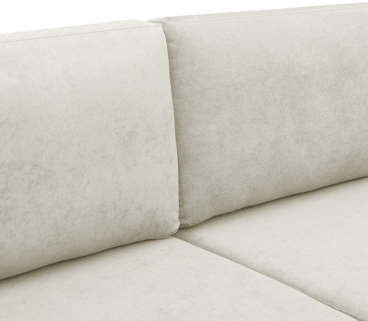 Chenille Fabric 2-Seater Upholstered Sofa Couch with Solid Wood Legs F9421