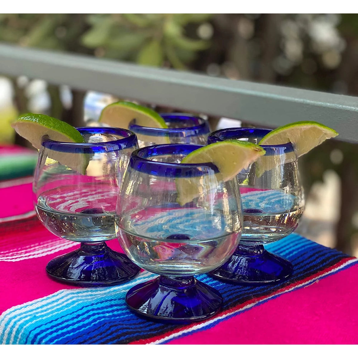 Hand Blown Cognac Snifter Glasses Set of 4 T600599