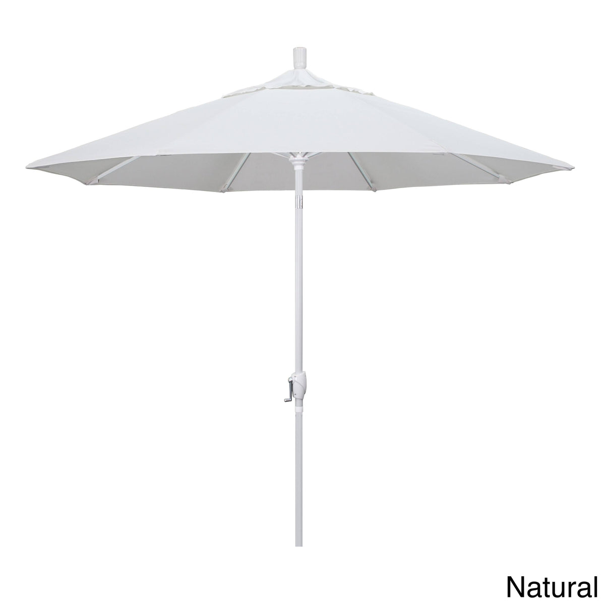 Natural 9-Foot Aluminum Market Umbrella S15256