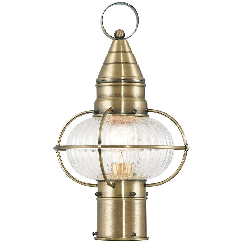Brushed Nickel Post Lantern E683322