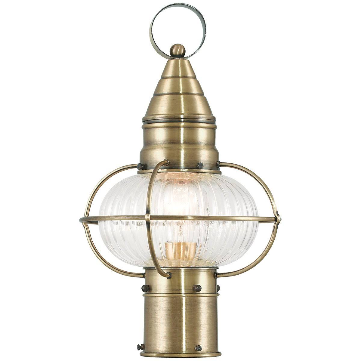 Brushed Nickel Post Lantern E683322