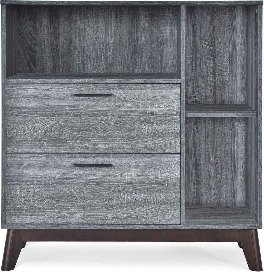 Sanremo Oak + Wenge Cabinets K30409
