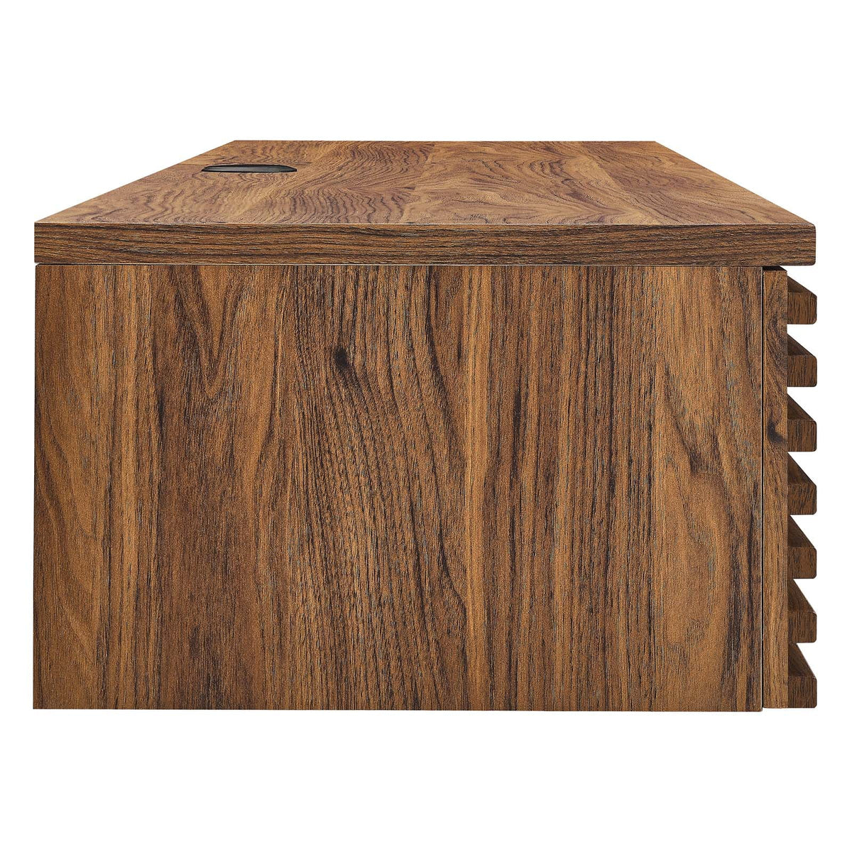 Wall Mount Wood Office Desk in Walnut T453