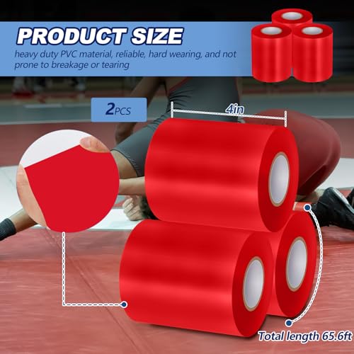 3 or 4 Inch x 65.6 ft PVC Gym Mat Tape M76380