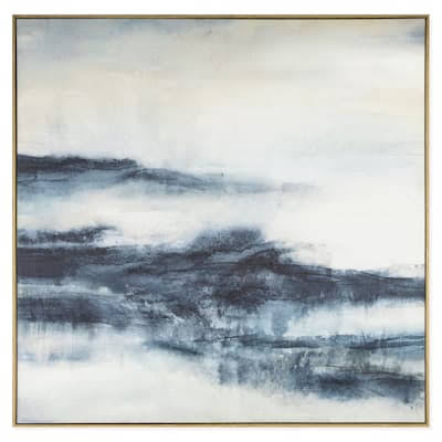 Blue Abstract Canvas Art P52782