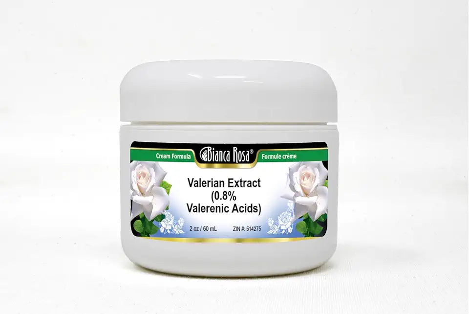 Valerian Extract 0.8% Valerenic Acids Cream 2 oz 2 Pack O423639