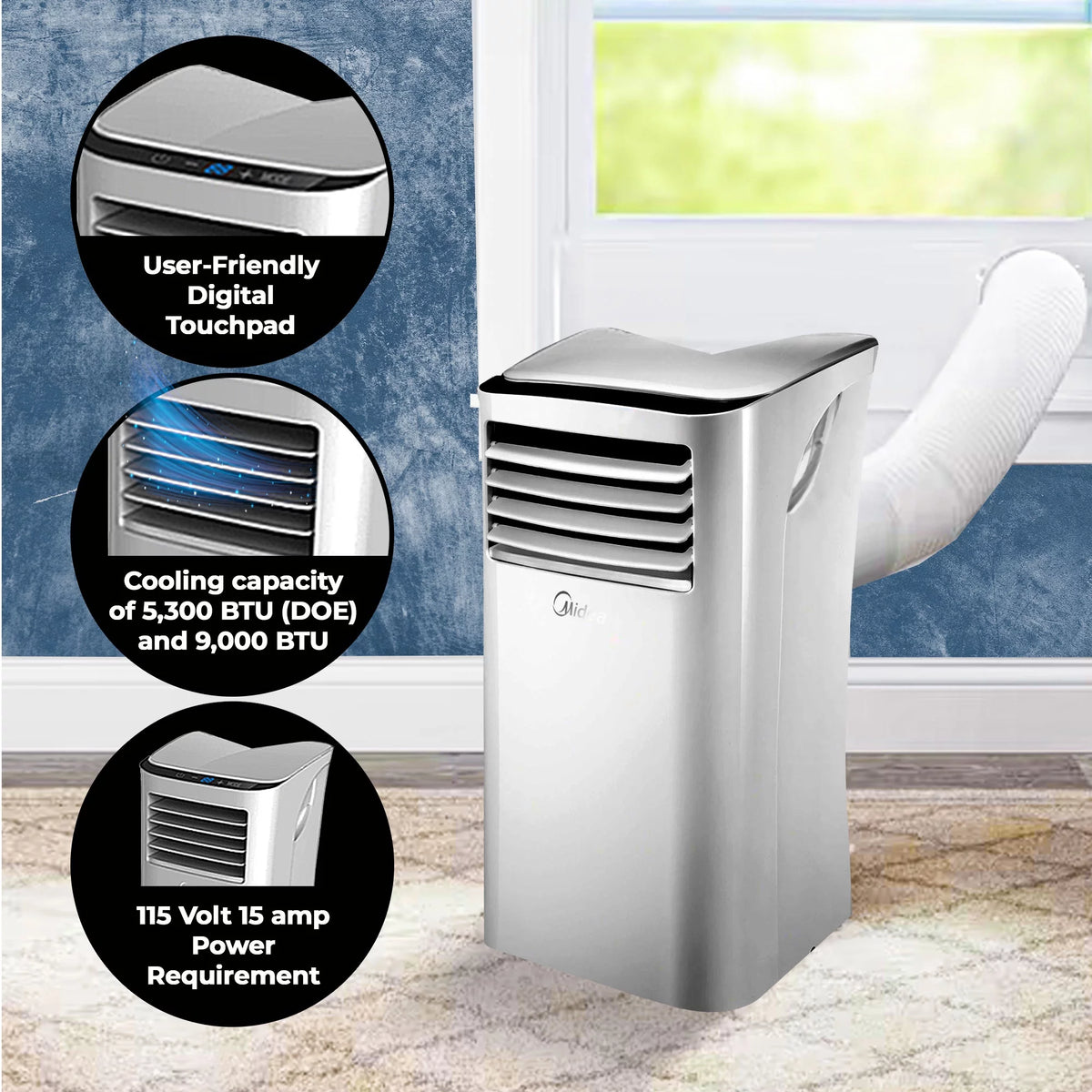 5,000 BTU Portable Air Conditioner O238