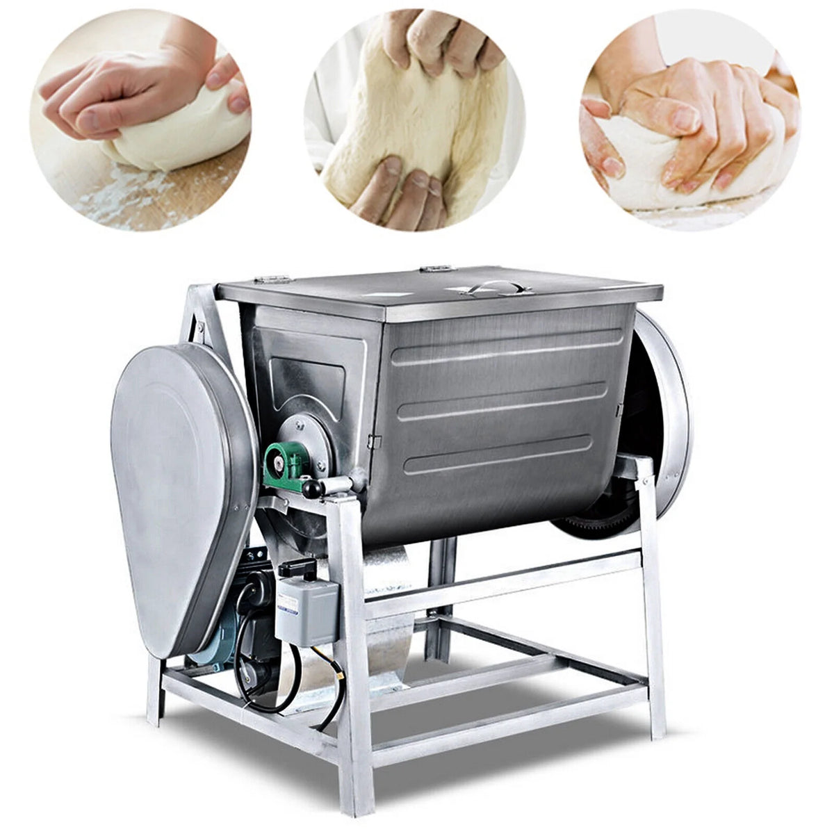 Electric Spiral Dough Mixer 30QT 2 Speed 110V D2024