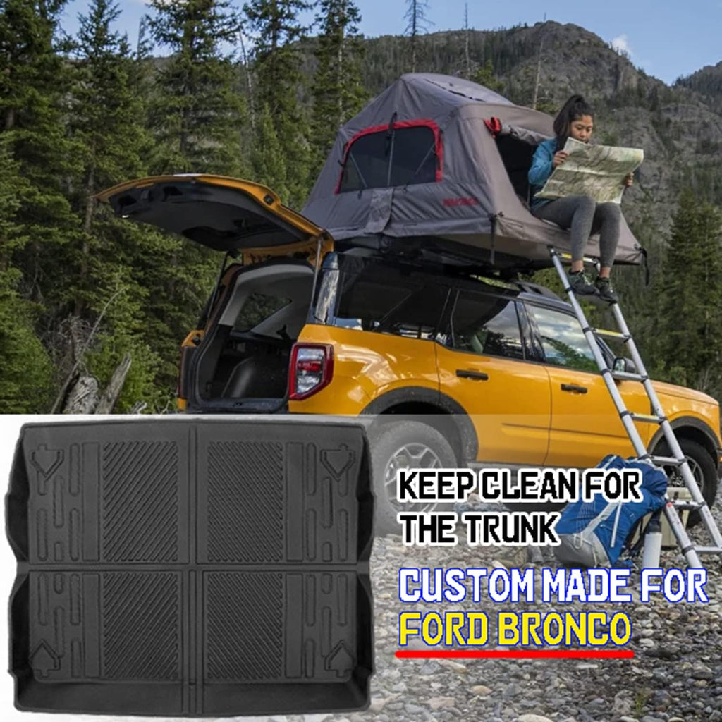 TPE All-Weather Cargo Liner Trunk Mat Pack of 2 F3027