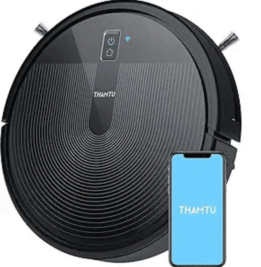 Black Robot Vacuum Cleaner 2700Pa E46385