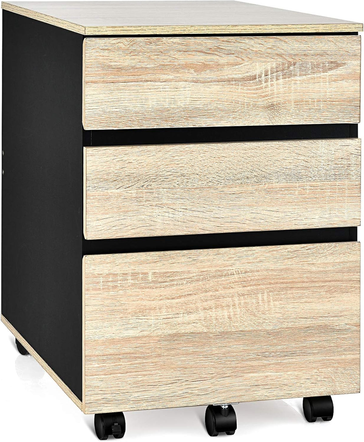 3 Drawer Mobile File Cabinet with Wheels I213131