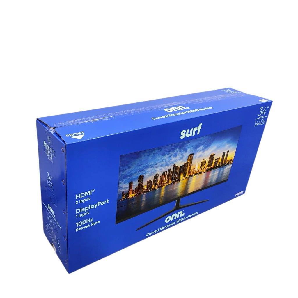 34" Curved Ultrawide WQHD 100Hz Bezel-Less Monitor, Black X7650