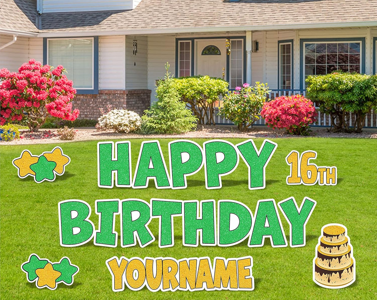 Happy Birthday Lawn Signs 13 Inch 18 Inch M912887