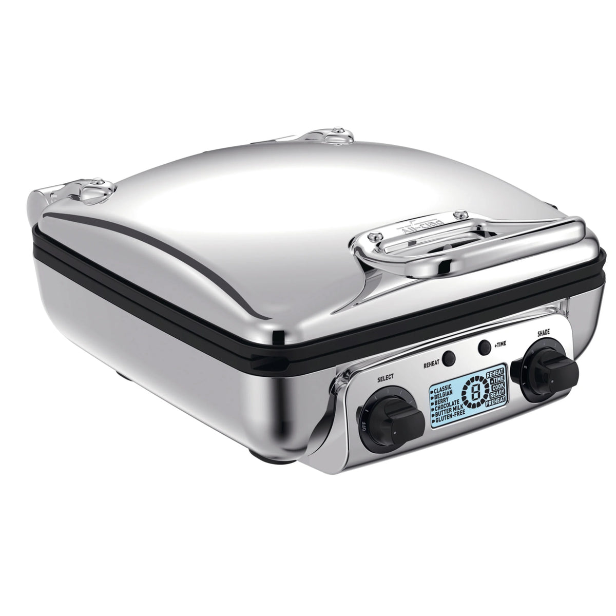 4 slice Belgian Waffle Maker with Removable Plates A95353
