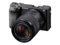 Black Mirrorless Digital Camera 24.2 MP APS-C 4K with 18-135mm Lens U8986