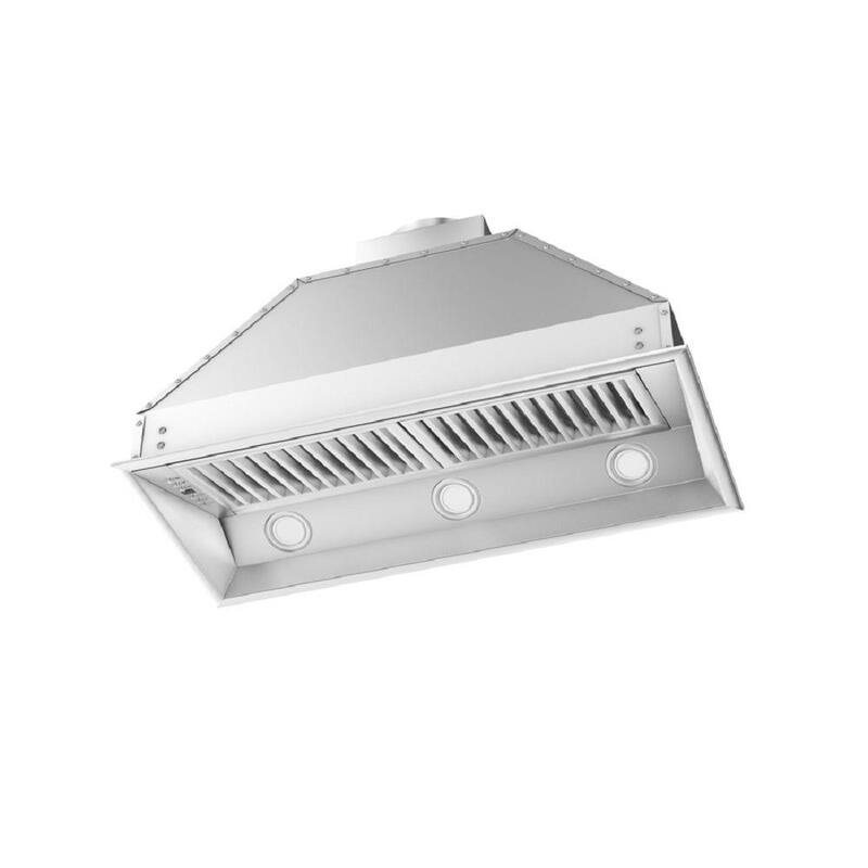 40 in. 700 CFM Stainless Steel Range Hood Insert T300681