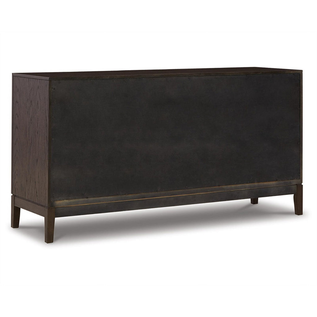 Dark Brown Wood Dining Server W5541
