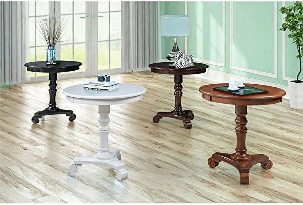 Espresso Wood End Table I75836
