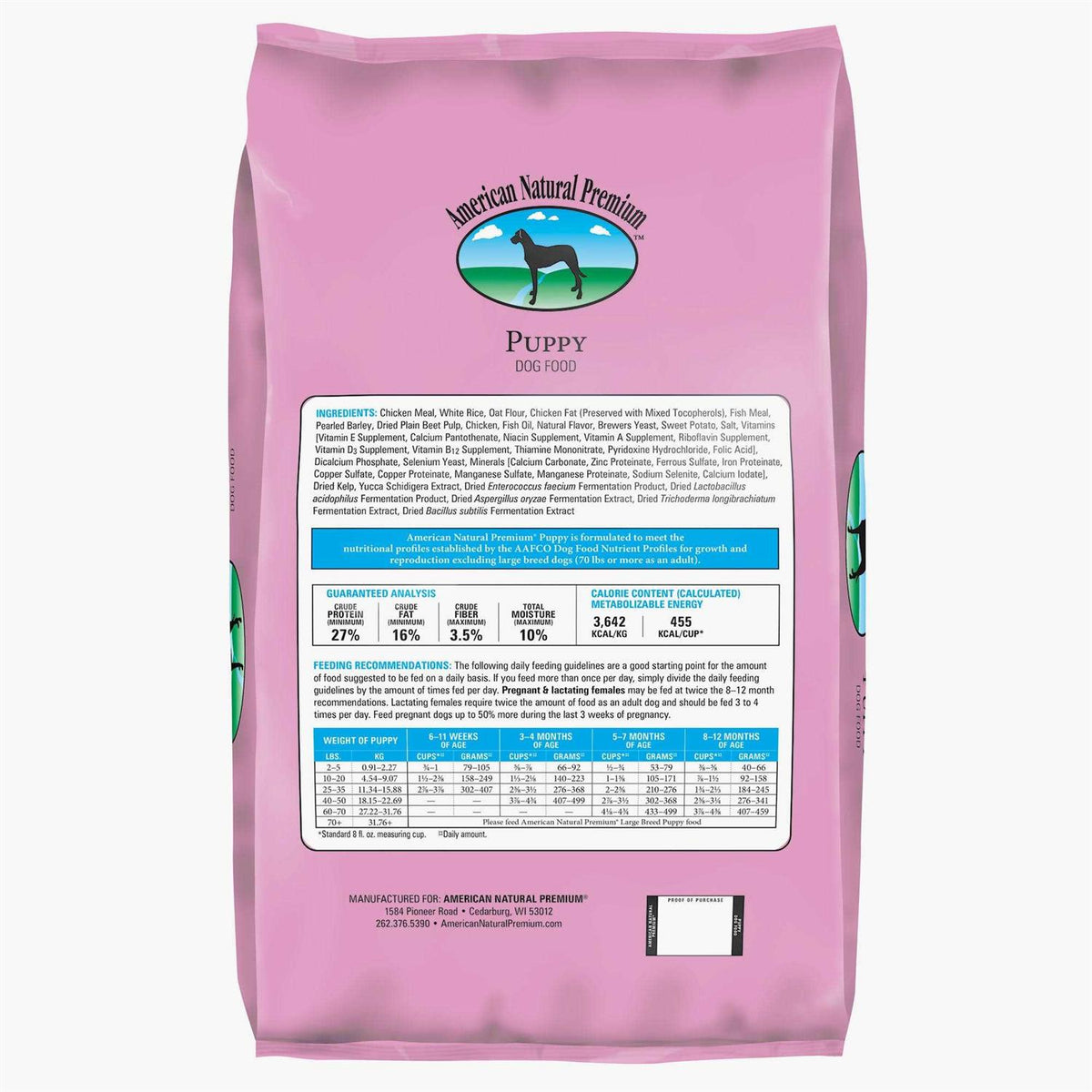 Premium Puppy Dry Dog Food Z76000