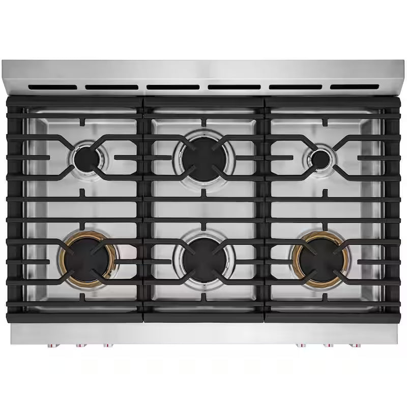 6-Burner Slide-In Dual Fuel Range with Air Fry N974