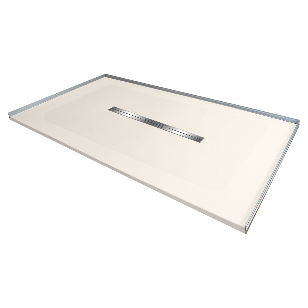 60-in L x 31.5-in Shower Base with Center Drain Q611494
