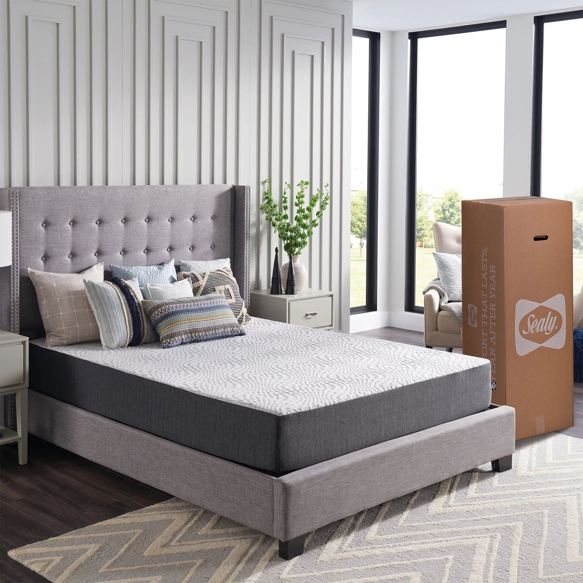 10 Inch Gel Memory Foam Mattress Queen O503837