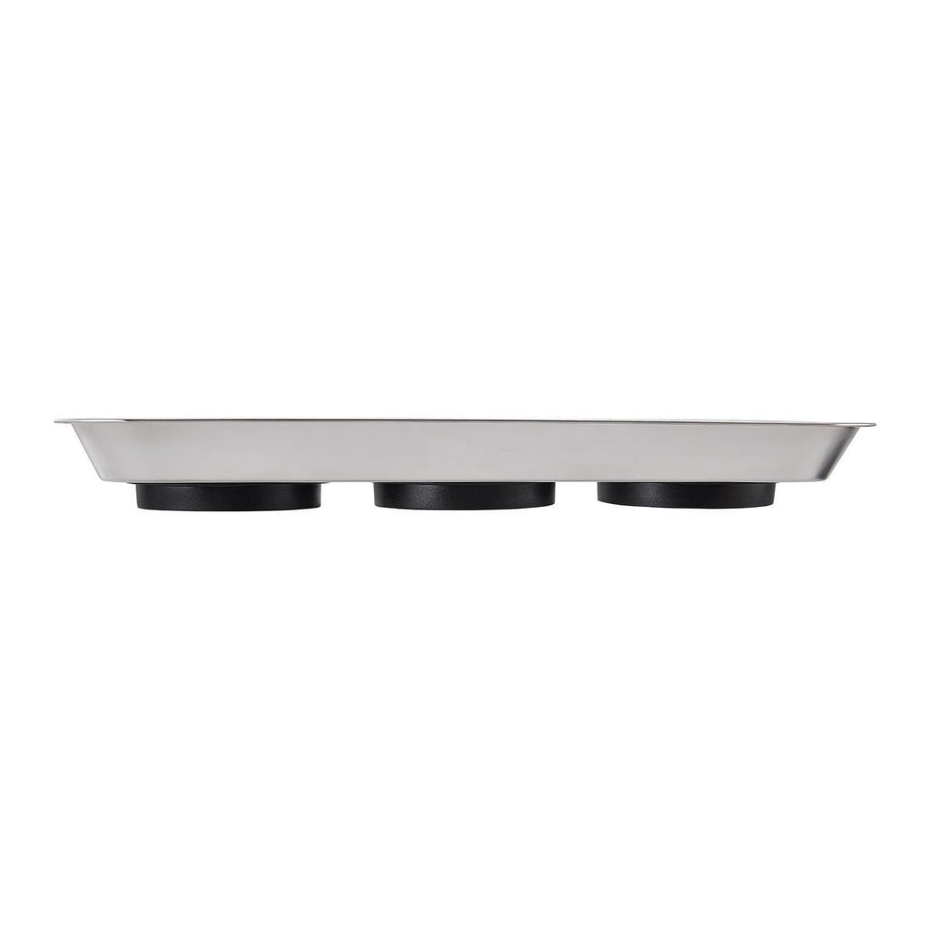 14-1/8 in. x 6-1/4 in. Magnetic Stainless Steel Parts Tray S15707