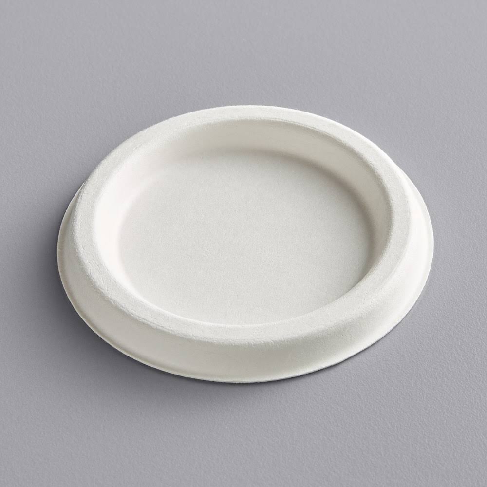 4 oz Compostable Sugarcane Portion Cup Lids N261161