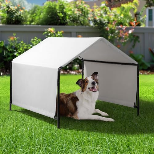 Gray Dog Tent with Waterproof Cover T528