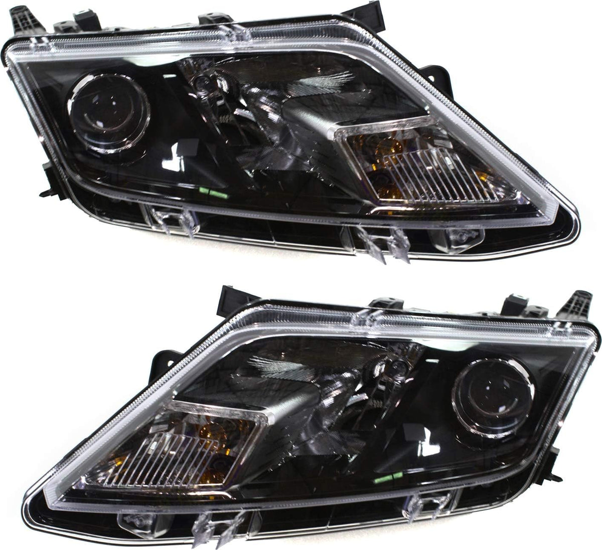 Headlight Assembly Set of 2 Halogen B4476
