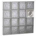 Ice Pattern Frameless Replacement Glass Block Window E768448