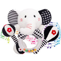 3PCS Soft High Contrast Black and White Baby Rattles S106902