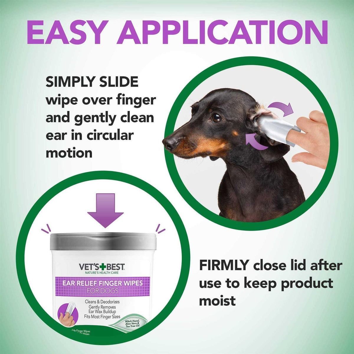 Ear Finger Pads 50 Pads for Dogs D520071
