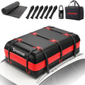 Waterproof Rooftop Cargo Carrier Bag, 21 Cubic Feet, with Non-Slip Mats and Straps B481735