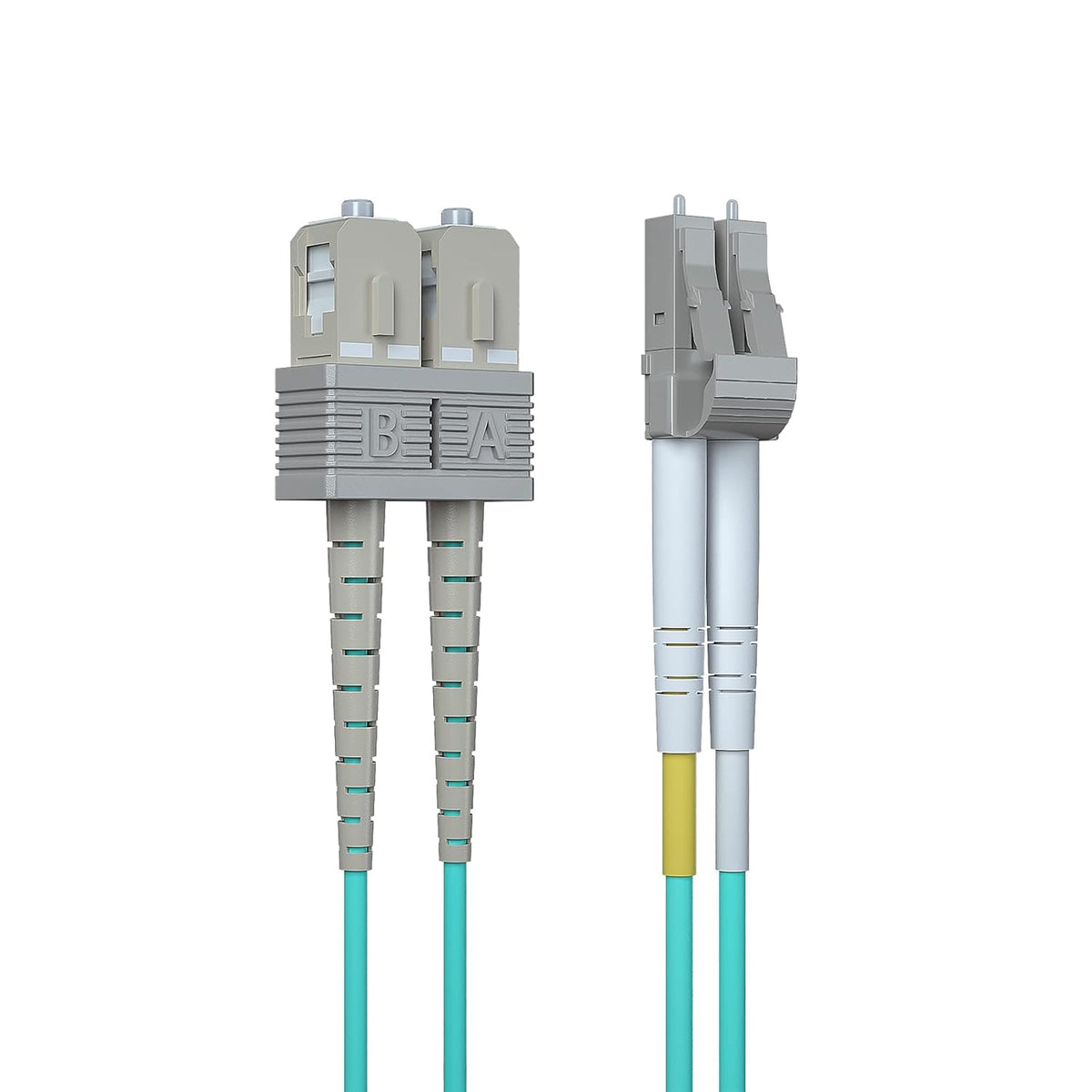 LC to LC OM3 Duplex 50/125 LSZH Fiber Optic Cord, 3-Meter 10-Pack S23136
