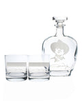 Glass Decanter & Rocks Glasses, Set of 3 W598455