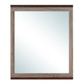 Gray Framed Dresser Mirror U8581