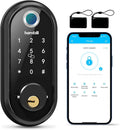 Smart Lock Fingerprint Deadbolt with Touchscreen Keypad, Bluetooth ekeys, Auto Lock Keyless Entry Door Lock W167